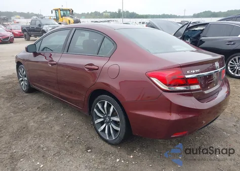 2015 Honda Civic Ex-L из США, поврежденный, VIN 19XFB2F91FE077904
